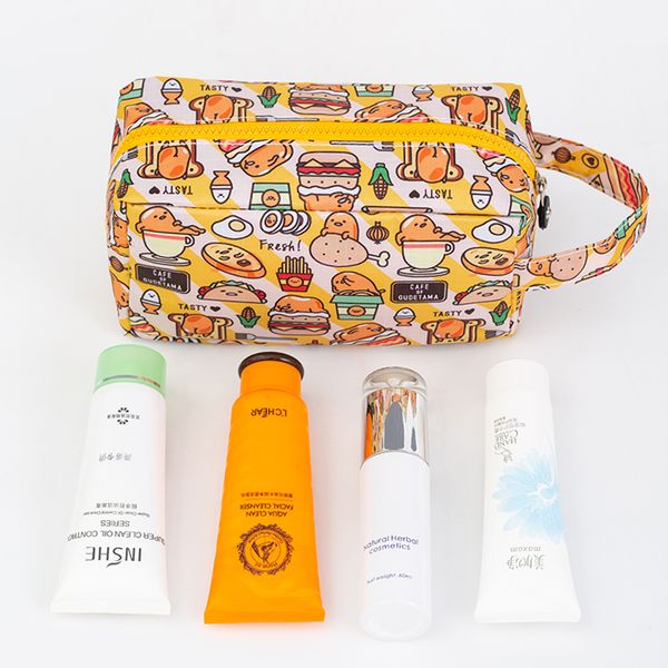 

women creativity pouch packing organizers makeup bag waterproof nylon travel cosmetic case gleam pouch wash toiletry bag