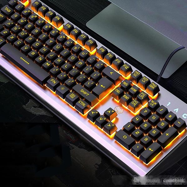 

new usb wired mechanical keyboard gaming illuminated clavier for pc gamer computador gamer completo