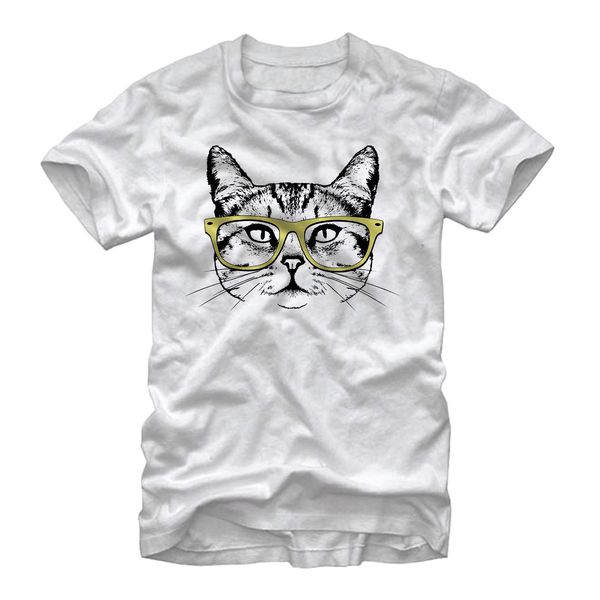 

2019 мода 100% хлопок майка hipster kitty мужская graphic футболка tee рубашки