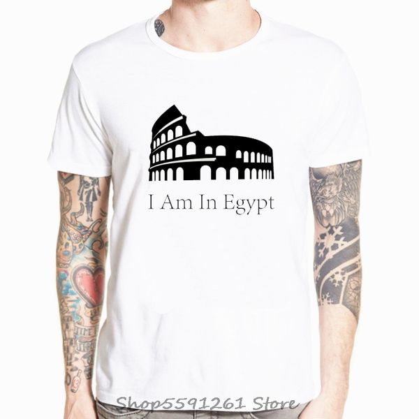 

i am in egypt t shirt eiffel tower funny design fashion tshirt homme modal soft hipster camiseta streetwear tees