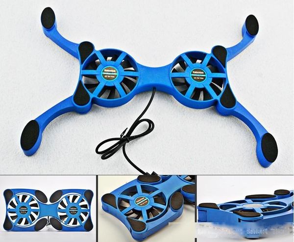 

foldbale usb double fans cooling fan mini ocs c cooling pad quiet stand for 7 to 14 inch notebook lappc llfa