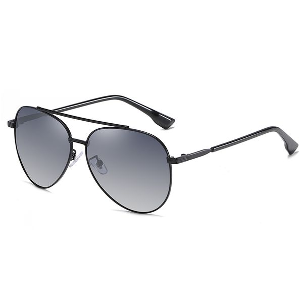 

sunglasses vintage metal polarized pilot style men classic brand polaroid material lenses 2033 uv400 protection eyewear, White;black