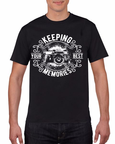 

новые футболки унисекс смешной топы футболка designkeeping your best memories mens t shirt black tee shirt