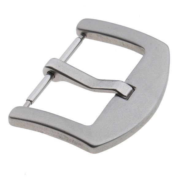 

matte finished watch bands replacement buckle 16mm 18mm 20mm 22mm 24mm stainless steel watch strap clasp, Black;brown