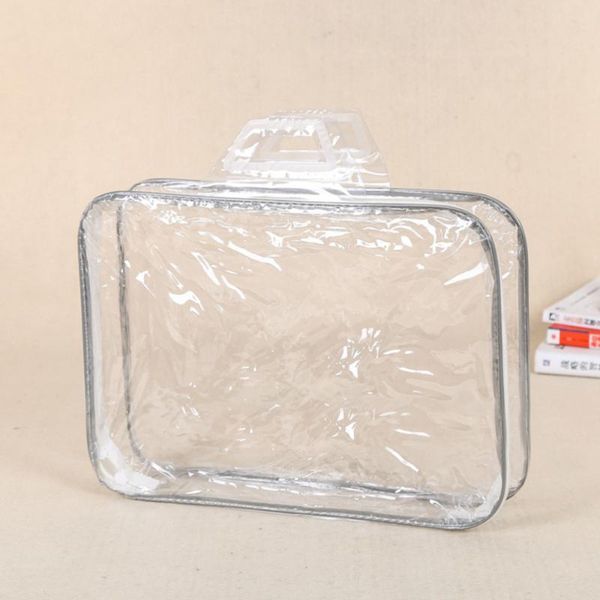 

2pcs storage bag natural moistureproof transparent for blanket quilt