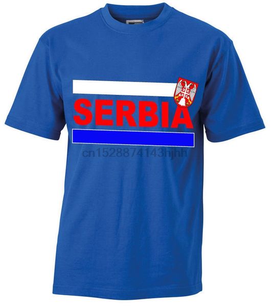 

summer men casual fashion serbien t-shirt serbia fan t-shirt