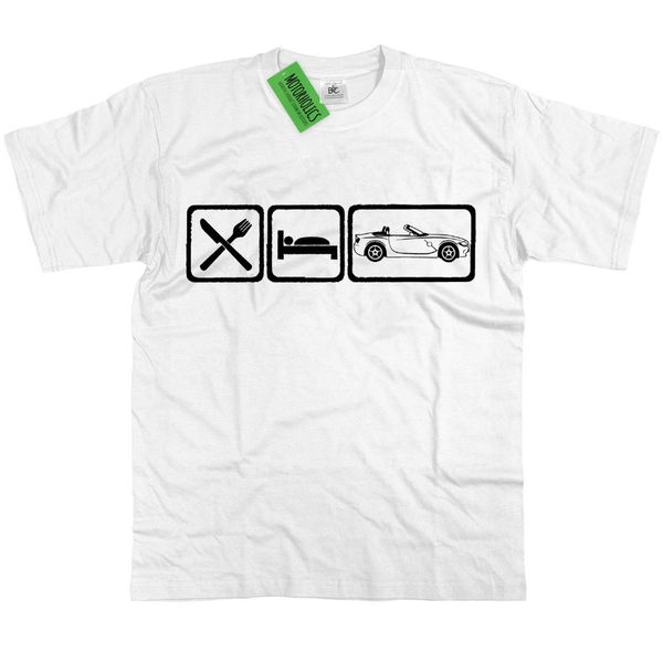 

2019 mens eat sleep classic german car fans z4 convertible t shirt ~ retro german sports car tee shirt