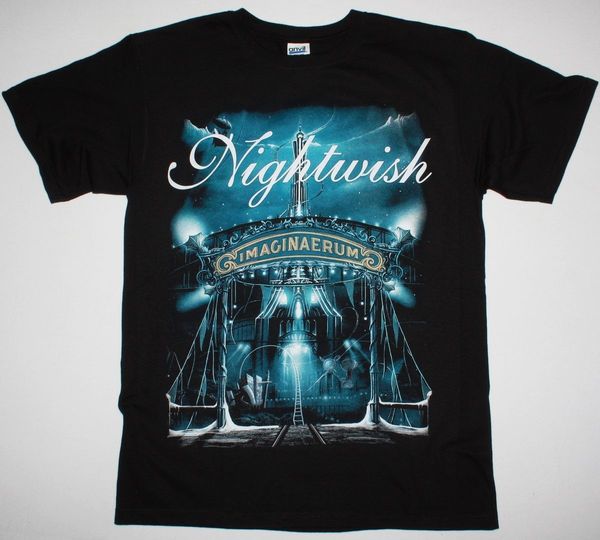

nightwish imaginaerum 2011 симфонической metal epica xandria tarja new черной футболка специально отпечатанная тенниска, хип-хоп смешно трой