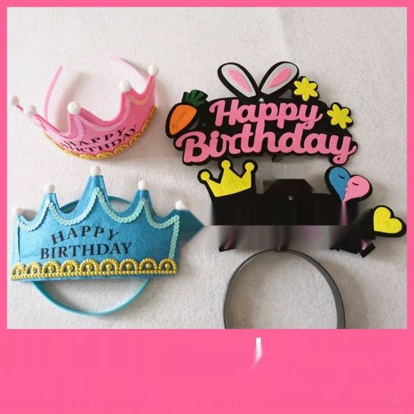 

douyin net cartoon luminous cake children's party luminous red cake red hat crown decorative hat ol8vu