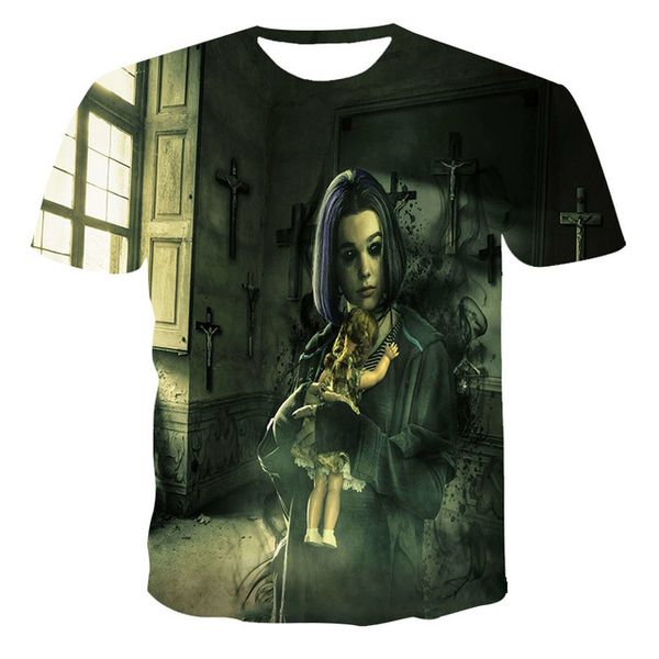 

new creativity skull print the 3d print shirts hippie comics hippie men clothing