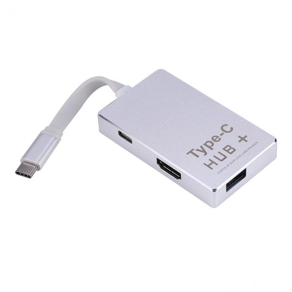 

type-c to 4k hdmi pd charge hub adapter usb-c 3.1 converter sd/tf card reader for macbook