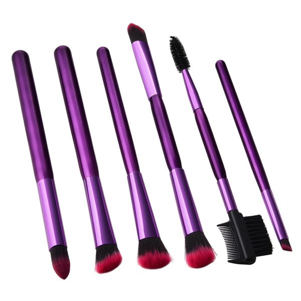 

makeup brushes purple red black eye beauty kit naturally lasting