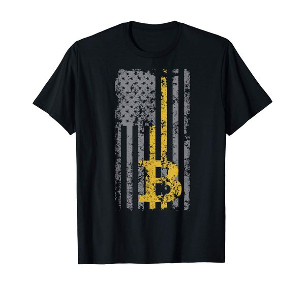 

bitcoin usa flag distressed digital currency lover t-shirt