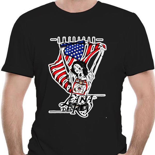 

lana del rey american t-shirt, men's women's all sizes tee loose size tee shirt 8472a