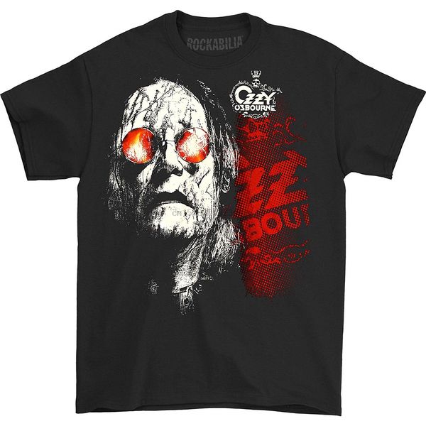 

ozzy osbourne mens black rain t-shirt black new fashion mens t shirt