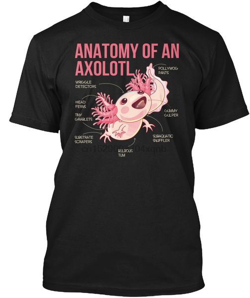 

men t shirt anatomy of an axolotl women tshirt