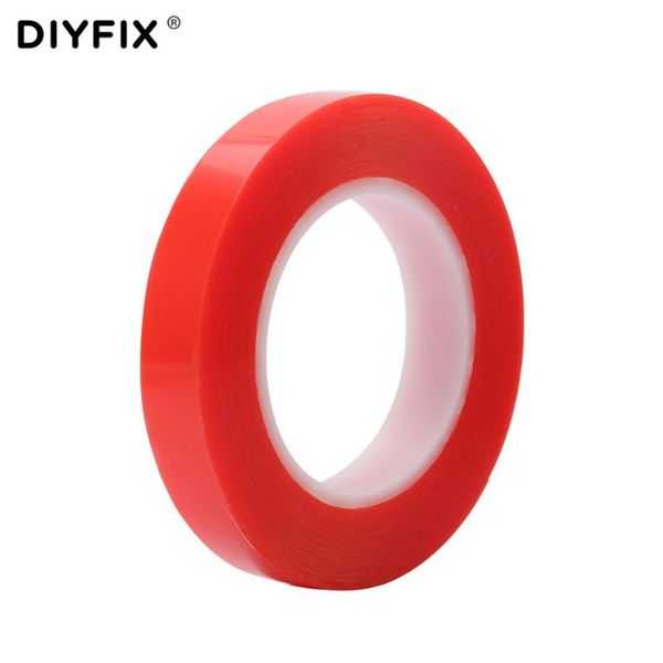 

diyfix 1 roll 25m clear sticker heat resistant double-sided transparent adhesive tape for phone lcd repair tool 10 mm 20mm