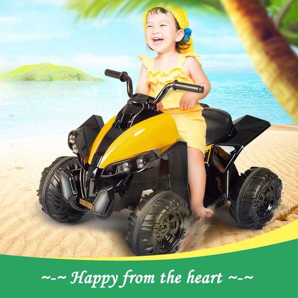 

children's electric motorcycle atv kids 4-wheel stroller charging car can ride on