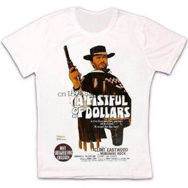 

a fistful of dollars western poster movie retro t shirt 782 men t shirt