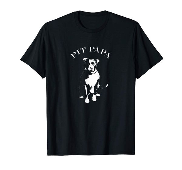 

пит papa pitbull staffy amstaff американского bully футболка casual men outwears популярного дизайн hip hop anime мужской t shirt make рубаш