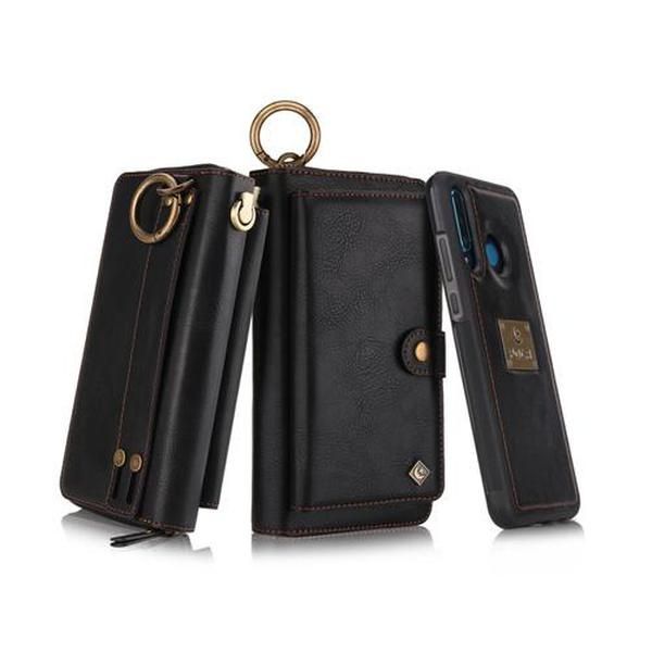 

for huawei p30 p30 pro multi-functional fashion zipper wallet leather case flip stand cover mobile phone bag for huawei p30 lite nova 4e