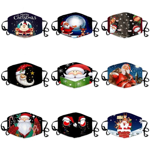 

cartoonface mask mascherine animal print anti dust reathable mouth face masks#596#313, Black