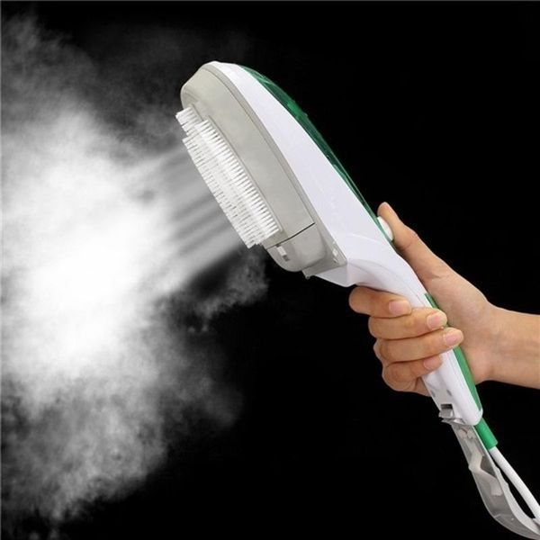 

portable travel handheld fabric laundry clothes wrinkle brush steamer electric ironing steam cleaner brush
