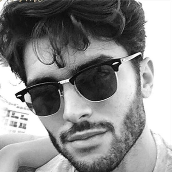 

red bean classic square men sunglasses women brand designer 2020 retro vintage sun glasses for women men male lady female, White;black
