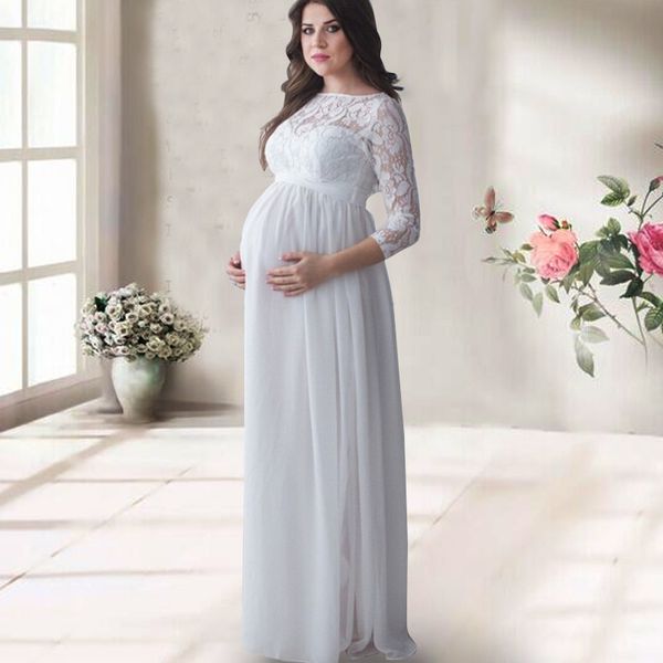 

xiyunle maternity dress for p shoot pregnancy wear white long lace evening party dresses clothing maternity pgraph props