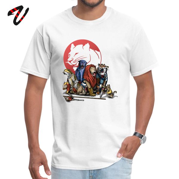 

men t-shirts about thunder and cats tiger lion cat animal print mens tshirt summer 100% cotton warrior streetwear praise the sun