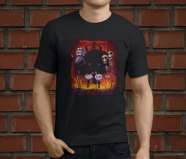 

new popular cuphead video game men's black t-shirt size s-3xl100%