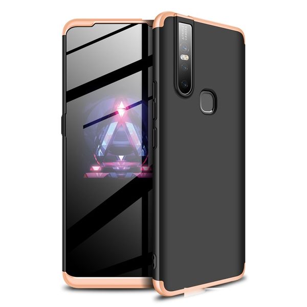 

for vivo s1 shockproof luxury protection 3 in 1 matte full body cover shell ultra thin pc phone case