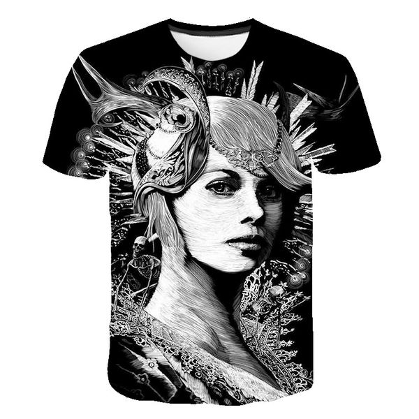 

new summer style printed cotton t-shirt