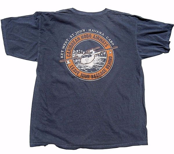 

caribbean hobo airways t-shirt key west airlines tropical shirts beach planes