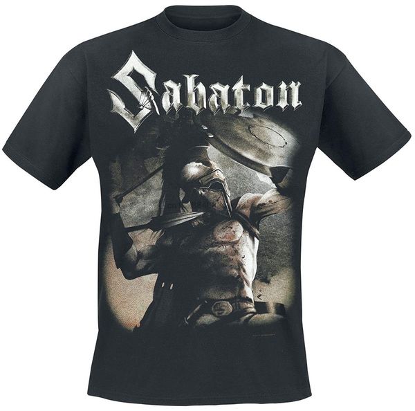 

sabaton sparta t-shirt black new t-shirt men fashion t shirts tee t-shirt short sleeve fashion t shirt plus size