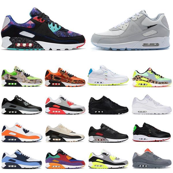 

2020 men women running shoes sneaker new environmentally friendly earth colored small logo 90 triple black white mens trainers outdoor sport