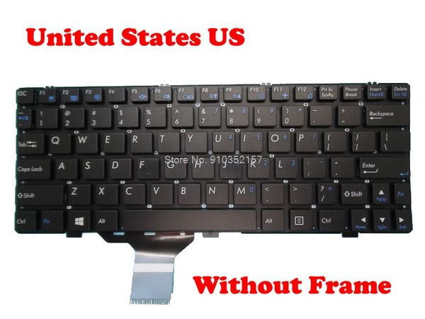 

lapus keyboard for viewsonic vnb109r without frame/black frame black united states us