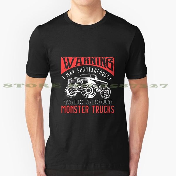 

talk about monster trucks cool design t-shirt for men women