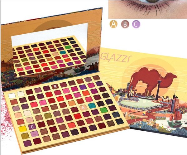 

wholesale make-up seller glazz i88 color eye shadow tray ultra pearl matte blend install eye shadow multi color optional