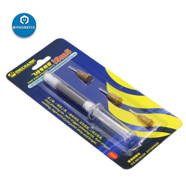 

power tool sets mechanic ism5 flying line jump wire solder paste for repair soldering bga chip with 3pcs needle welding