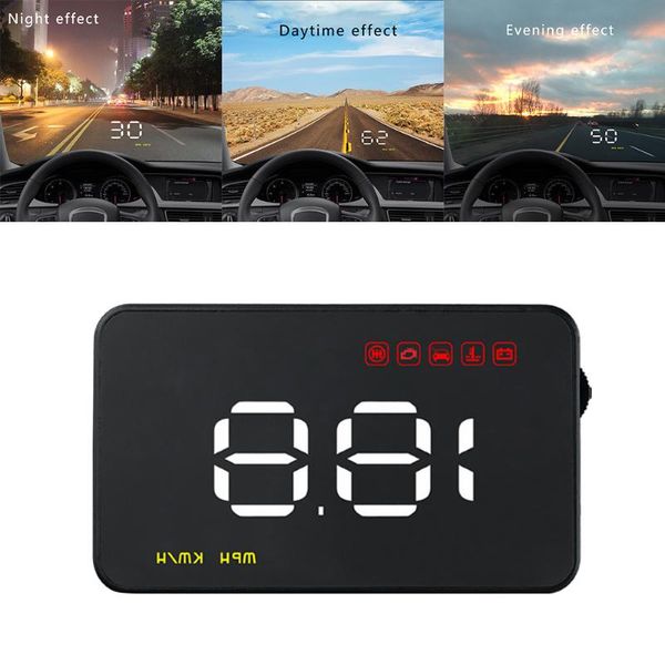 

a100 obd2 warning universal hud overspeed alarm head up display clear abs car electronic projector speedometer multifunction