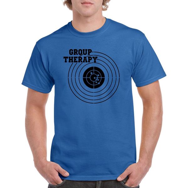 

2019 brand tshirt homme tees print t-shirt men harajuku group therapy men's tee shirt shooting gun target political t shirts