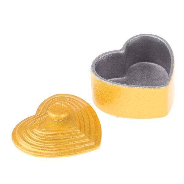 

heart shape cooking pot 1/12 dollhouse miniature kitchen cookware accessory