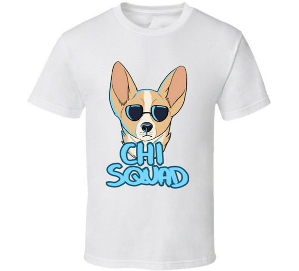 

chihuahua dog breed t-shirt cartoon tee pet popular tagless tee shirt