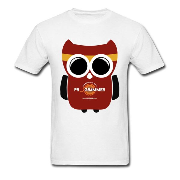 

owl programmer t shirt cute picture custom t-shirts pure cotton o-neck men & tees brand new t-shirts well chosen