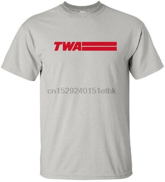 

twa vintage logo us airline aviation t-shirt