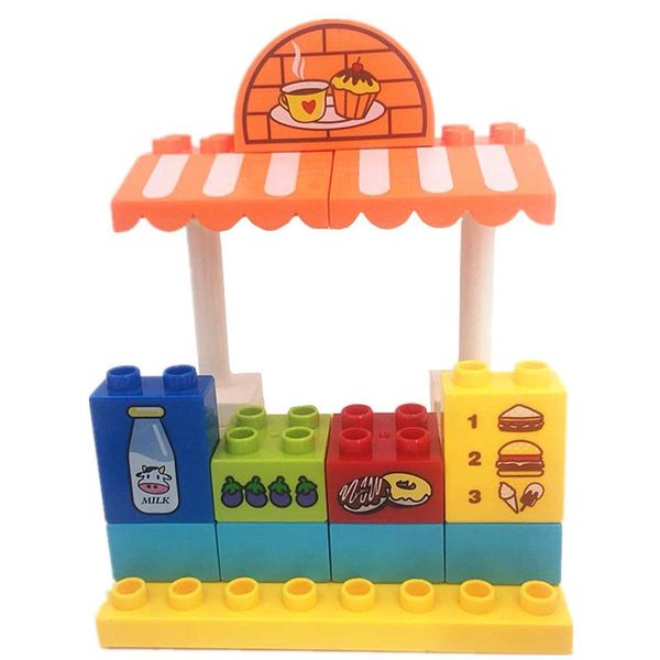 

for farmer duploed market chirstmas building blocks compatible with accessories kids gifts toys parts brick diy children qylsoa mywjqq