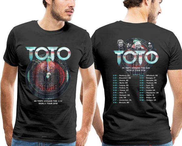 

новый toto 40 вокруг солнца world tour 2018 t shirt black s 4xl 011274
