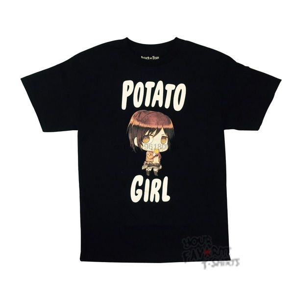 

attack on titan sasha potato girl anime licensed t shirt