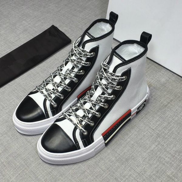 

2019men women shoes mc genuine leather lace up casual shoes online platform mens dress shoes with qua 22, Black